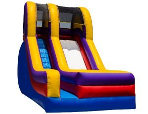 The 18' Waterworks Slide, birthday party activities for kids.