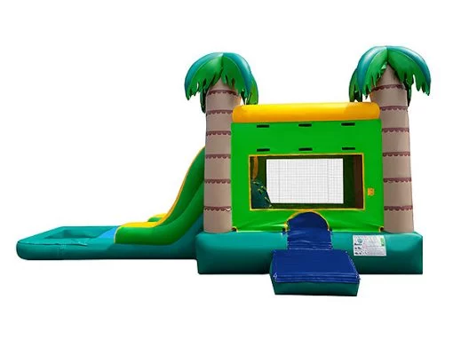 Palm Trees and Sand theme bouncer,  Beach, Bouncehouse, Hawaiian, Luau, Spongebob, Tropical