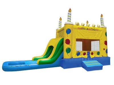 Birthday Cake Bouncer House Kids Fun - Elon, Mebane,  Birthday, Bouncehouse, Bouncer, Cake, Single Lane, Water Fun
