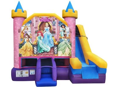 Disney Princess Bouncehouse,  Ariel, Belle, Bouncehouse, Cinderella, Disney, Jasmine, Princess, Rapunzel, Tiana