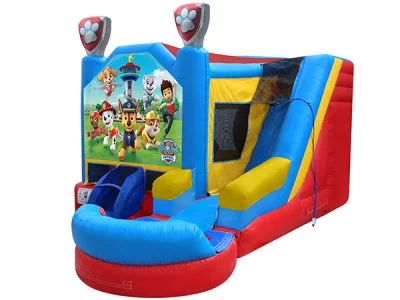 Paw Patrol Combo Bouncehouse,  Adventure Bay, Bouncehouse, Paw Patrol, Pups, Ryder